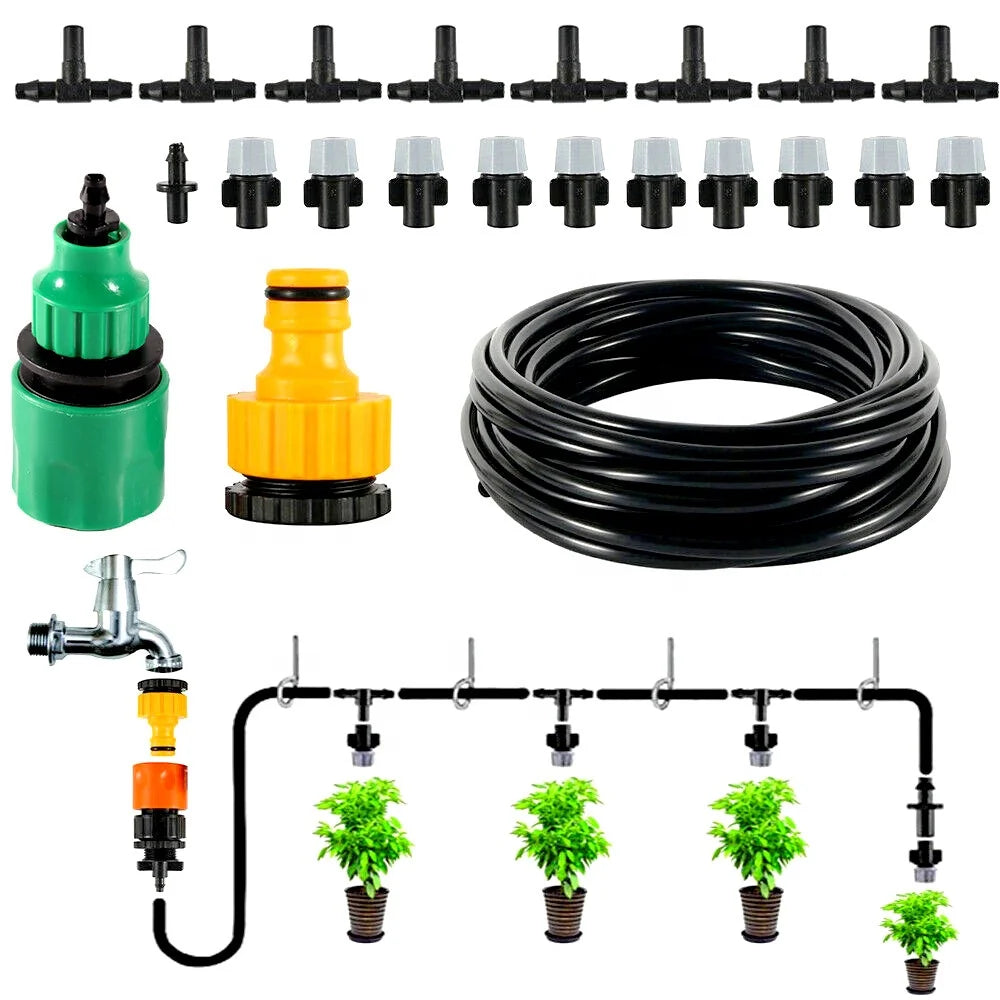 Factory Supply Micro Drip Irrigation Kits Micro Drip Irrigation System Garden DIY Self-watering Hose Micro Drip Watering