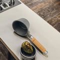 Factory Wholesale Mini Cast Iron Skillet Hot Frying Pan Sauce Pan (with Wooden Handle) Pre-seasoned Kitchen Supplies Cooking Pan