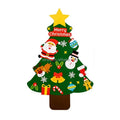 Felt Christmas Tree Set Xmas Early Learning Interactive Play Kit Wall Hanging Gift Christmas Decoration