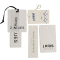 Free Sample Hang Tags Recycled Paper Label Tags Custom Clothing Stamping Logo Tags for Clothing