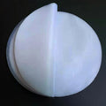 Factory Sale White Ivory 24cm Wedding Favor Organza Tulle Round Circles for Party Decoration