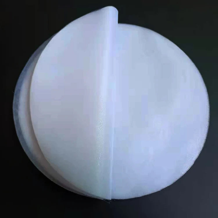 Factory Sale White Ivory 24cm Wedding Favor Organza Tulle Round Circles for Party Decoration