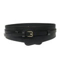 Brown Womens Wide Elastic Waist Belt for Dress Ladies Stretch Cinch Belt for Girls