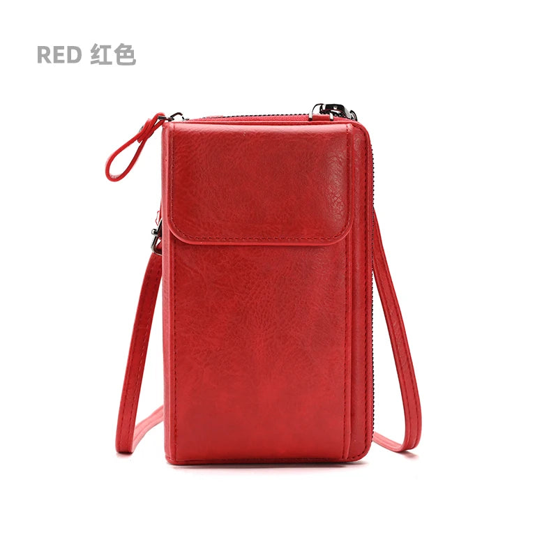 Wholesale Waterproof Phone Bag for Women Cash Card Holder Crossbody Shoulder Wallet Bag Bolsos De Mujer