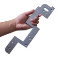 Invisible Embedded Handle Slotting Template for Wardrobe Kitchen Handle Cabinet Door Slot Positioning Mold