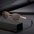 Polygon Rhombus Retro Small Frame Sun Glasses Shades Oculos De Sol UV400 2025 New Metal Frame Sunglasses for Men Women