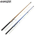NEWMAJOR High Carbon 1.5m 1.8m 2.1m 2-Section Raft Fishing Rod EVA Handle Slow Action Soft Tail for Sea River Lake Stream