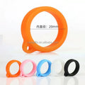 20mm Professional Waterproof Food Grade Silicone Necklace Lanyard with O Ring and Hanging Buckle Embossed for Promotional Use