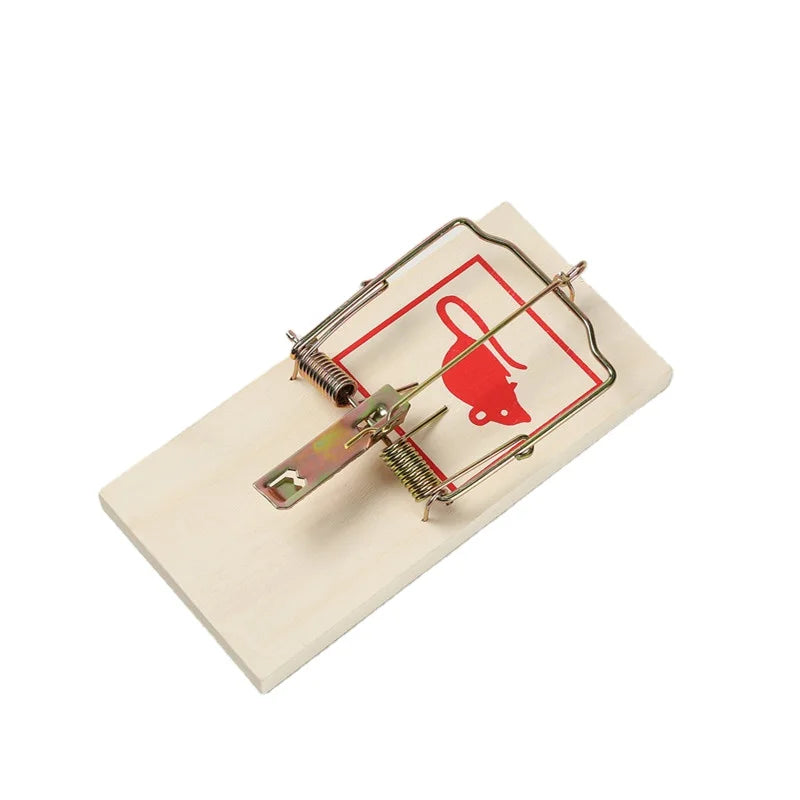 Traditional Wooden Rat Trap Large Mouse Killer Fast Action Disposable Rodent Killer for Indoor and Outdoor