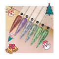 Hema Free Sequin Christmas Nail Lacquer Gel Multicolored Gel Lacquer Christmas Colorful Glitter Platinum Gel Polish