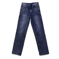 DENIMGUYS American High Street Men's Blue Jeans Custom Printed Retro Fashion Casual Straight Loose Jeans for Men