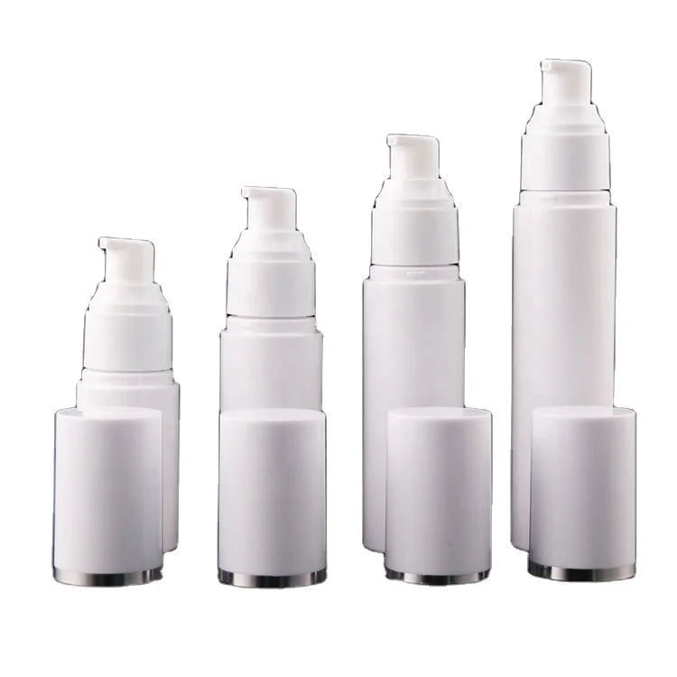 Wholesale Yansen White PP Bottles with Pump Sprayer for Cosmetic Skin Care Serum 40ml-80ml Screen Printing