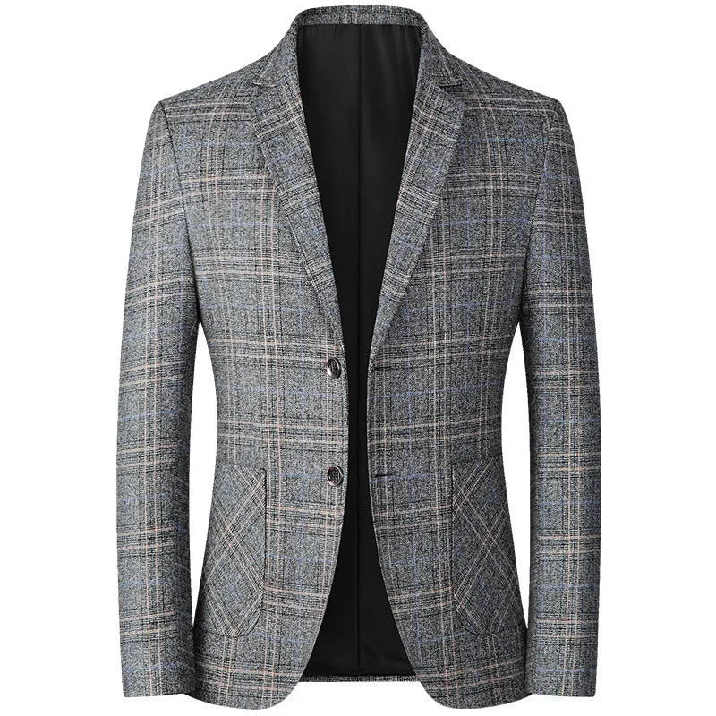 2022 Men's Suit Jackets Autumn Thin Non-iron Suits Business Interviews at Work and Business Suits for Weddings