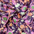 Floral Silk Fabric Custom Printing 16M/M Soft Smooth 100% Jacquard Silk Satin Fabric for Garments