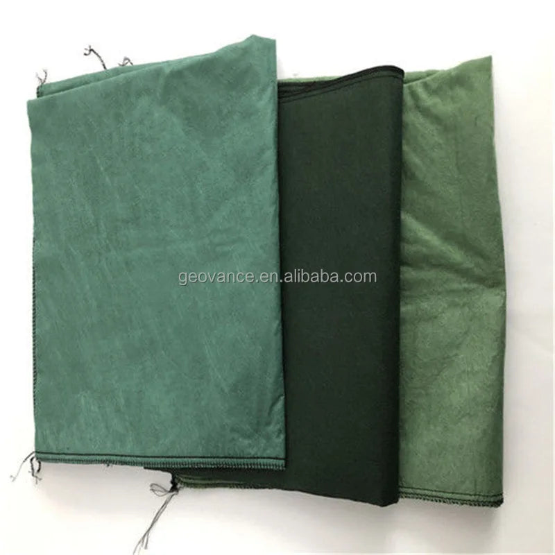 Geovance Modern Design Nonwoven Geotextile Geobag Sandbag Green White Black Punching Bags for Outdoor Use Dam Slope Applications