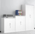 Push Pull Roll Door Office Iron Sheet Full Steel Strip Lock Data Archive File Storage Cabinet