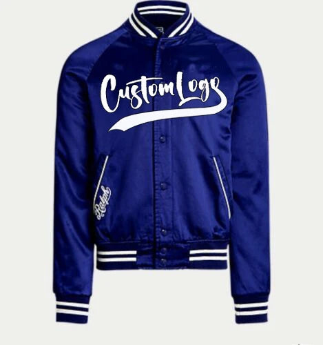 2022 Shirtment Custom Fashion Design Mens Satin Baseball Jacket