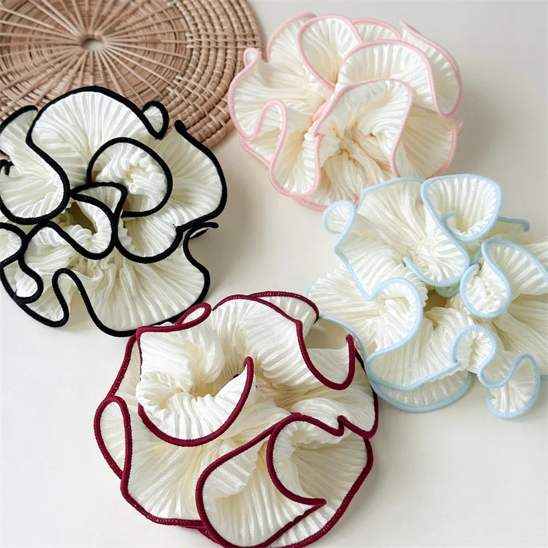 Women's Spring Series Ribbon Scrunchie Hair Ties Fashionable Production Scrunchies
