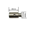 Easy to install 304 Stainless Steel Lateral Lock Standoffs Aluminium Stand-offs for Signs 13x20mm Diameter Fasteners