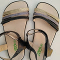 TipsieToes Genuine Leather Women Slides Sandals Breathable Spring Fashion Barefoot Flat 2022 Bigger Sizes 45 46