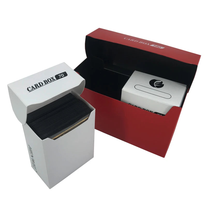 Customized Plastic Card Deck Box for Trading Game Collecting Storage Case with Attractive Printing