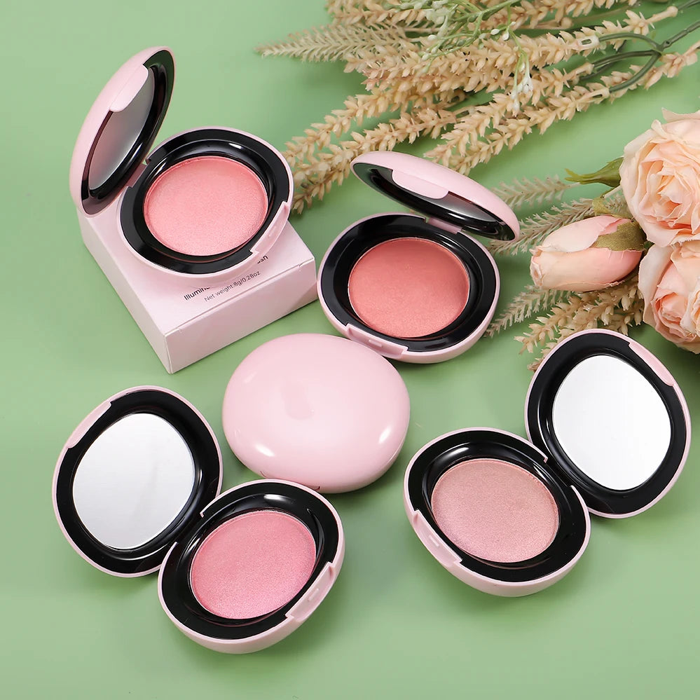 New Product Silky Pearlescent Blush High Pigment Vegan Blush on Shinimmer Beauty Maquillaje Blush