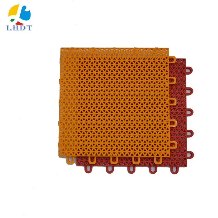 Interlocking Tennis and Volleyball Court Tiles DIY PP Plastic Sports Floors for Basketball Low Price Sports Flooring