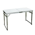 Modern Design Outdoor Folding Table Tube Aluminum Alloy Foldable for Courtyard Dining Barbecue Manufactured Outdoor Furniture