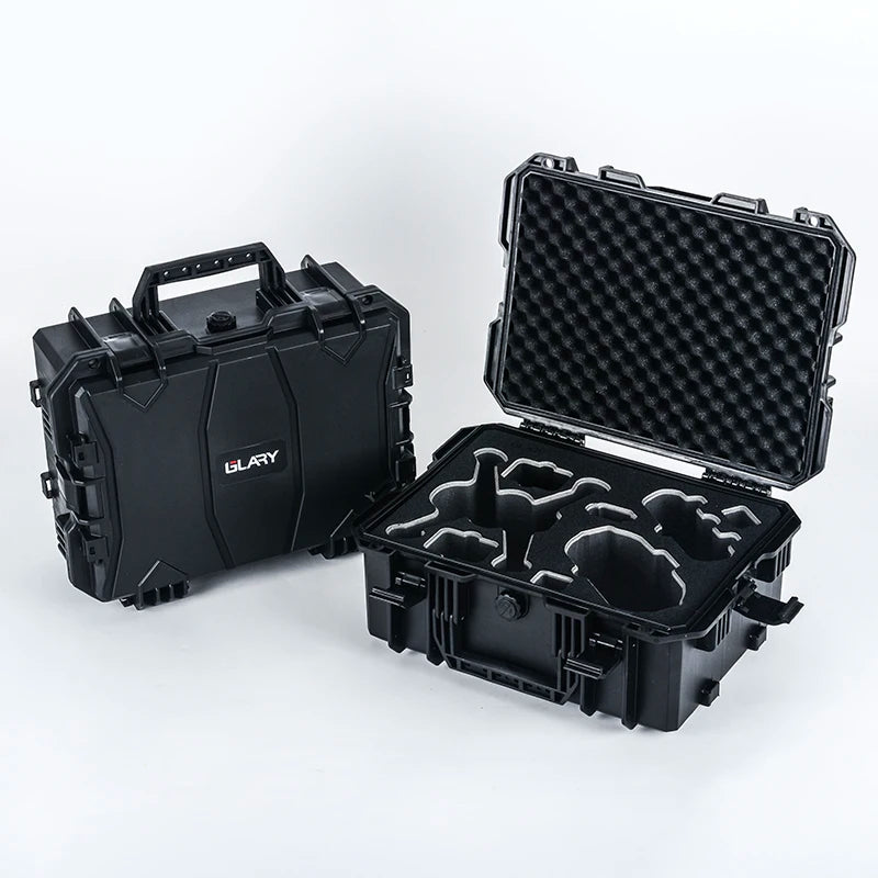 GLARY High Quality Portable Drone Case Box with Foam Shockproof Waterproof FPV Drone Case Wholesale Drone Display Screen Case