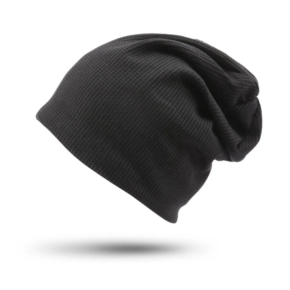 Unisex Polyester Fleece Lined Cotton Skull Beanie Hat Customized Colors Wholesale Windproof Men Women Character Winter Beach
