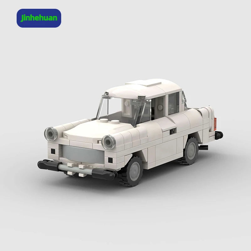 Hot Sale Assembled Building Block White Classic Technical Vintage Car Building Blocks for Boys Building Block Sets Car
