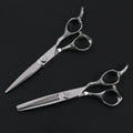 440C Stainless Steel Carved Handle Professional Beauty Hair Cutting Thinning Scissors Set for Hair Stylist