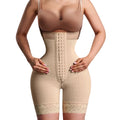 Hot Sale High Waist Tummy Control 2-Piece Embroidery BBL Shorts Shapewear Butt Lifter Firm Control Panties