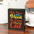 Wholesale Wooden Box Sign Pet Design Dog Cat Cute Wood Tabletop Decoration Box Sign