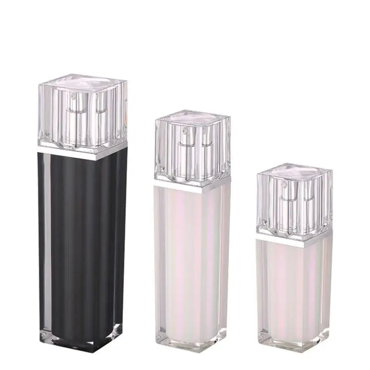 Luxury empty plastic acrylic cosmetic skincare series bottles