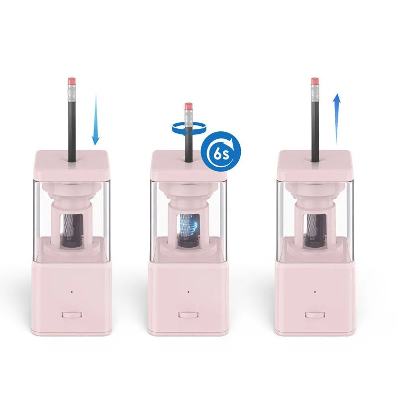 Auto Electric Pencil Sharpener for Home School Office Stationery Supplies Enhanced Comfort and Convenience