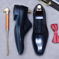 Hot Selling Handmade Italian Men's Men's Shoes Business Formal Oxford Wedding Latest Shoes Men Genuine Leather Dress Shoes