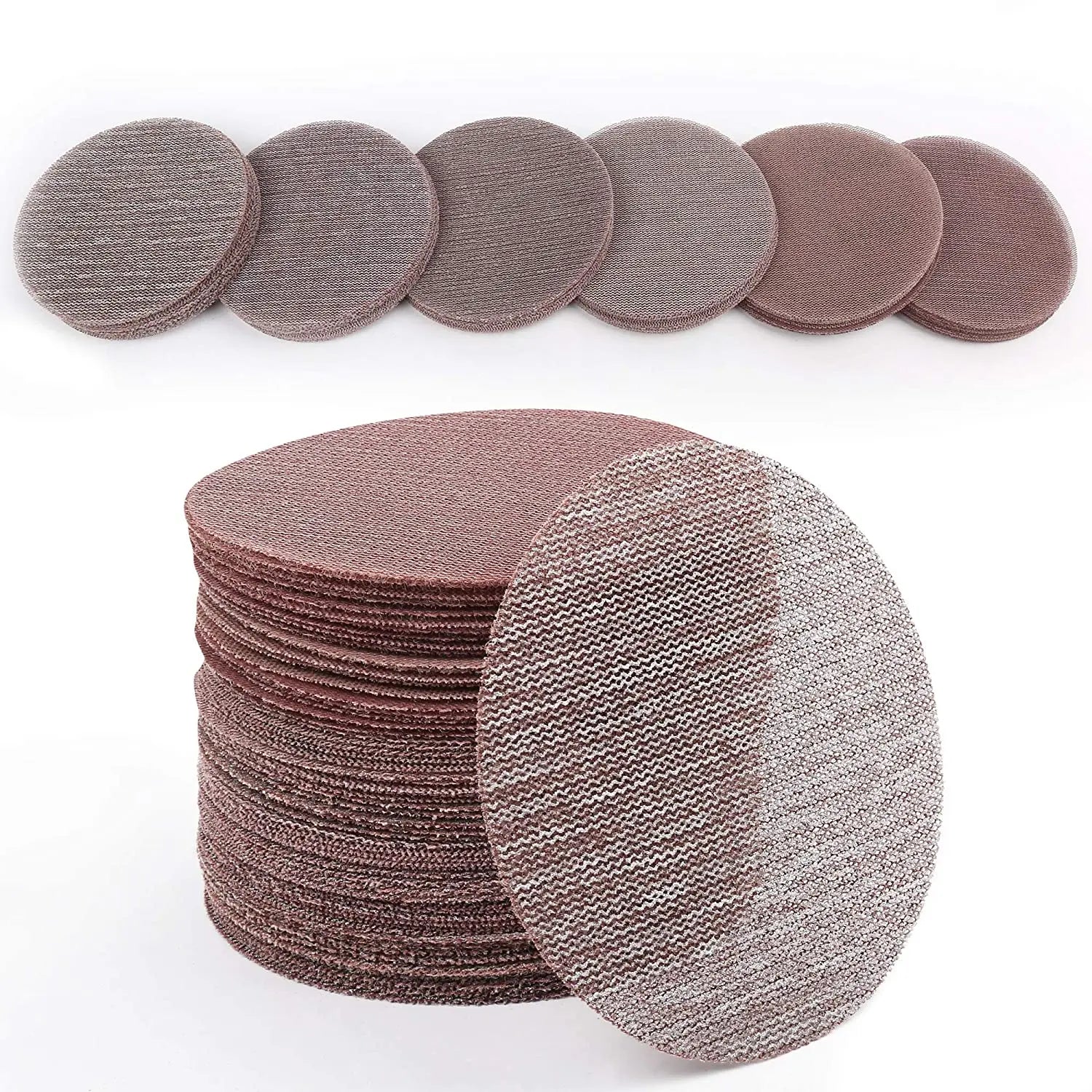 5Inch 125mm Hook and Loop Mesh Disc Sanding Discs Sanding Screen Net Sandpaper for Abrasive Tools Metal Wood Polishing Grinding