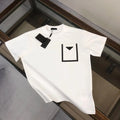 High Quality 300g Heavyweight 100% Cotton Men's T-shirt Custom Logo Design Pocket T Shirt Wholesale Bulk Customized Color Size MegaBDM