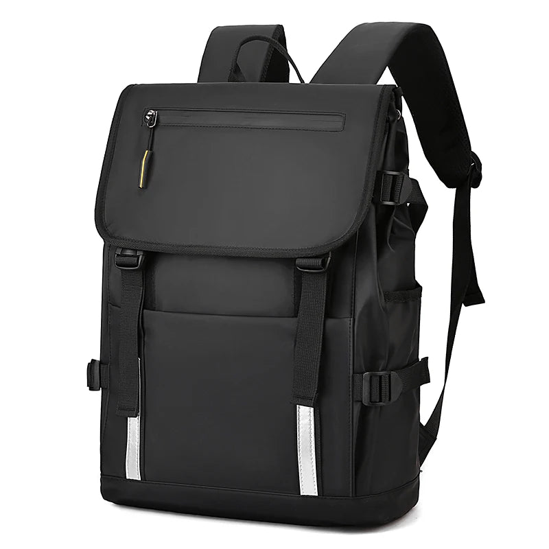 New Trend Unisex Casual Travel Unisex College Student School Bag  Business Waterproof Flip Laptop Backpack