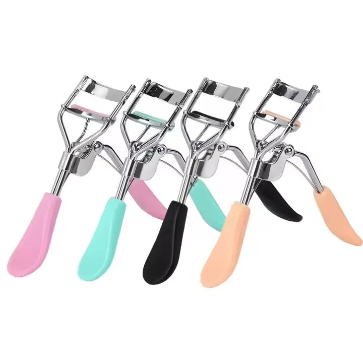 Fashion Trending Cosmetic Colorful Professional Eyelash Curler Customized Black with Silicone Pad Disposable UUYP Brand MegaBDM