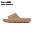 BreezeStep Ladies Open Toe Casual Pillow Slides Sandals Cloud Design Anti-Slip Thick Breathable EVA PVC Summer Comfortable