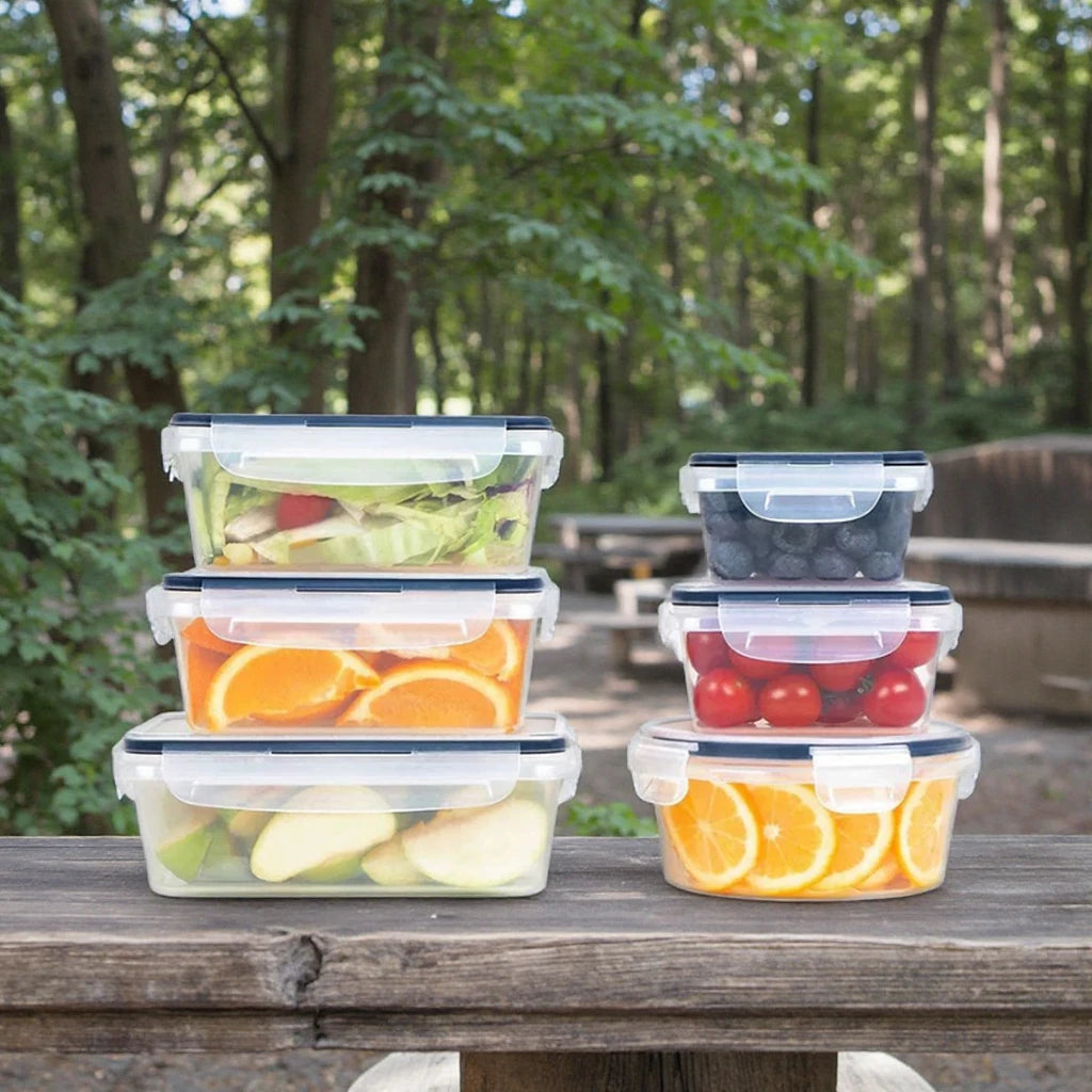 High PP Kitchen Fresh-Keeping Storage Box Leak-Proof Food Container Spices Coffee Wine Beverages Sealable Environment-Friendly