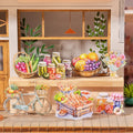 20pcs/pack Small Bazaar Series of Streetscape Landscaping Stickers European Retro Decoration Bottoming Collage Stickers
