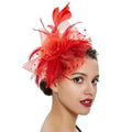 Hot Sale Wholesale Hair Flowers Bridal Lace Hat Headdress Popular Vintage Mesh Face Veil for Wedding Jewelry