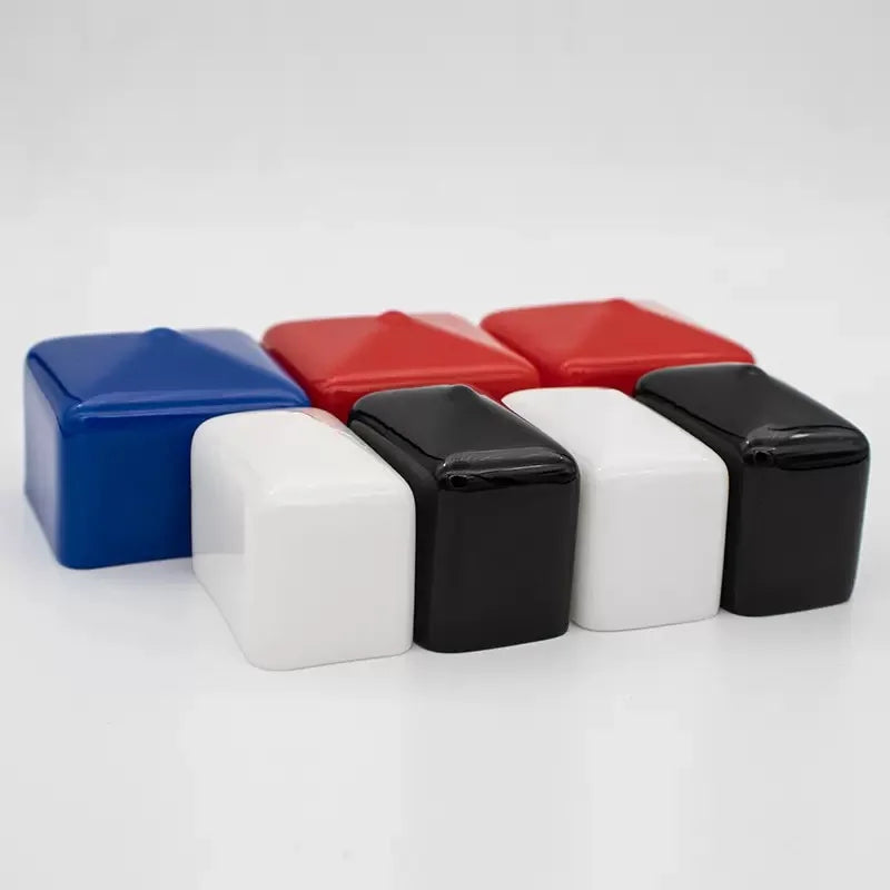 Rectangular/Round Soft Pvc square Tube Protective Cap Plastic square Tube Cap square Sheath Cap Protective Sleeve