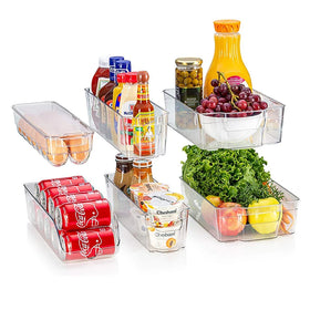 Wholesale Refrigerator Organizer Bins Save Space Kitchen Organizer Plastic Fridge Organizer