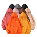 Wholesale Pullover Heavyweight 100% Cotton Hoodie Men Custom Embroidery Logo Bulk Blank Terry Oversized Custom Hoodies