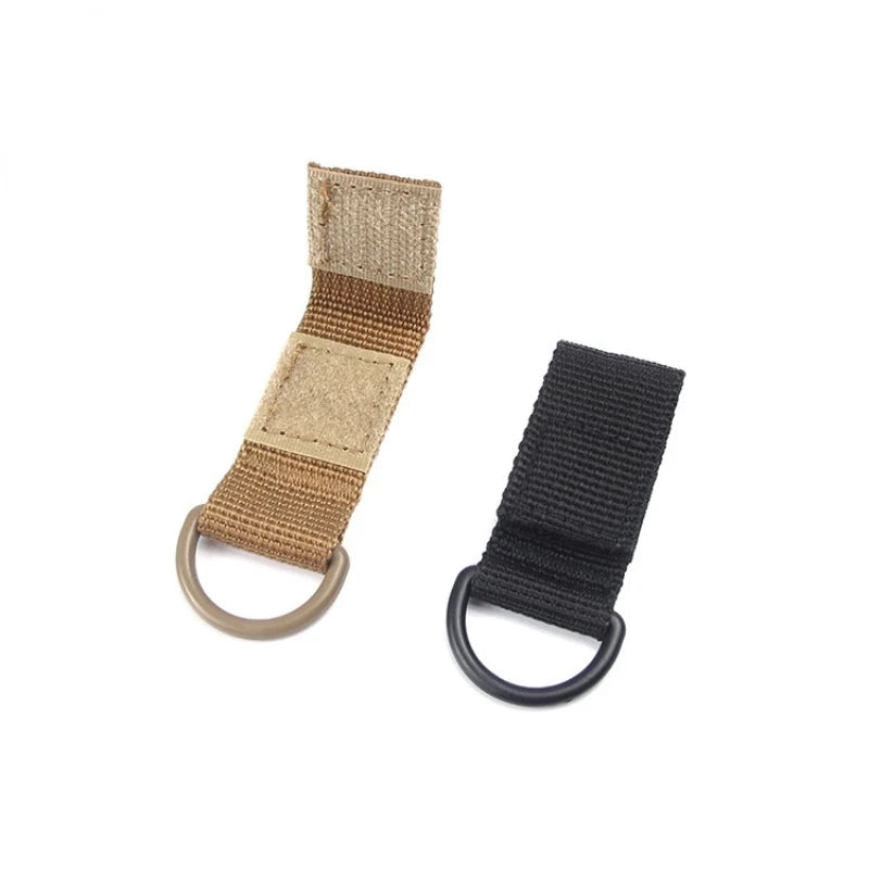 Outdoor EDC Tactical Quick-hanging Buckle Outdoor Multifunctional Carabiner Backpack D-shaped Hanging Ring Keychain