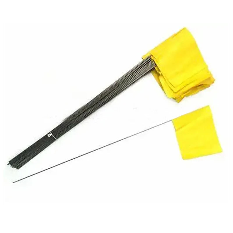 Marking Plastic Flag Custom Size and logo Outdoor Orange Survey Marker Logo Safety Flag Red Marking Orange Red Safety Flag